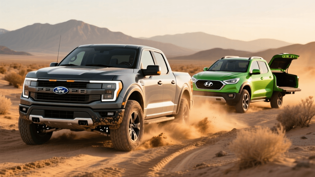 Ford Maverick Hybrid vs. Santa Cruz: MPG & Utility Showdown