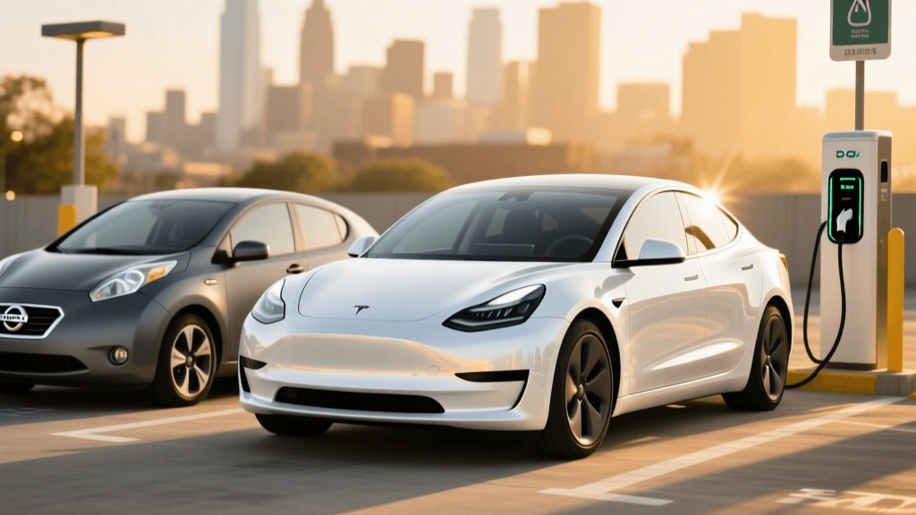 Tesla Model 3 vs Nissan Leaf: Fast Charge Degradation