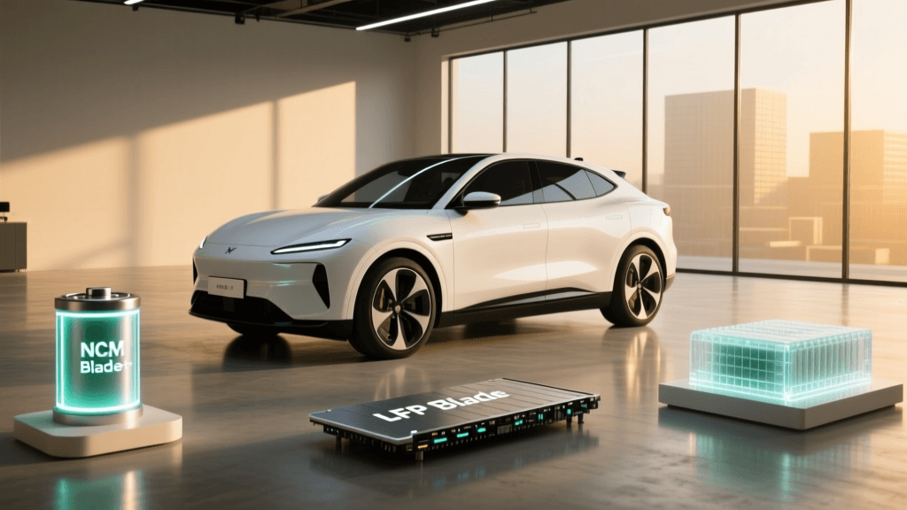 Next-Gen EV Battery Showdown: NMC vs LFP vs Solid-State