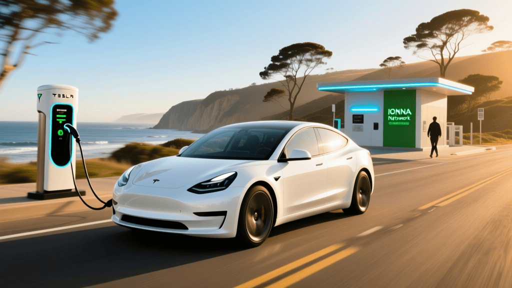 EV Charging Showdown: Tesla Supercharger vs Ionna Network