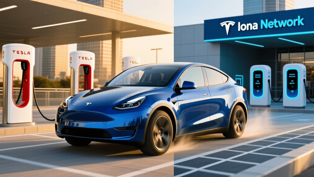 Tesla NACS Alliance vs Ionna Charging Network Showdown