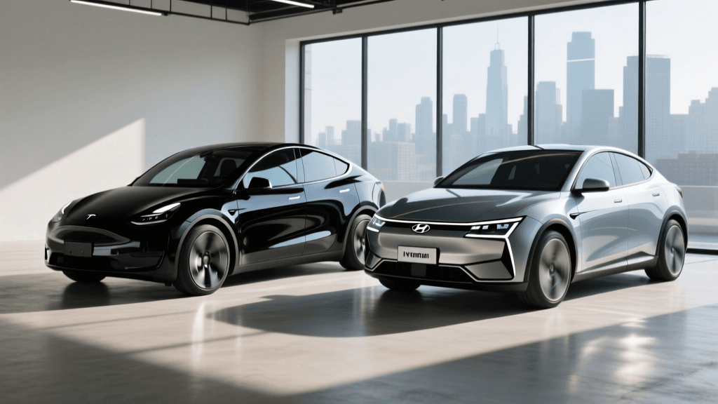 Tesla Model Y vs Hyundai Ioniq 5 Range and Value Compared