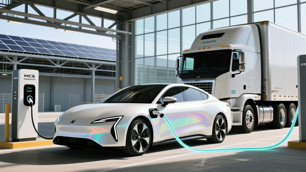 Megawatt Charging System Deep Dive: Powering Electric Trucks