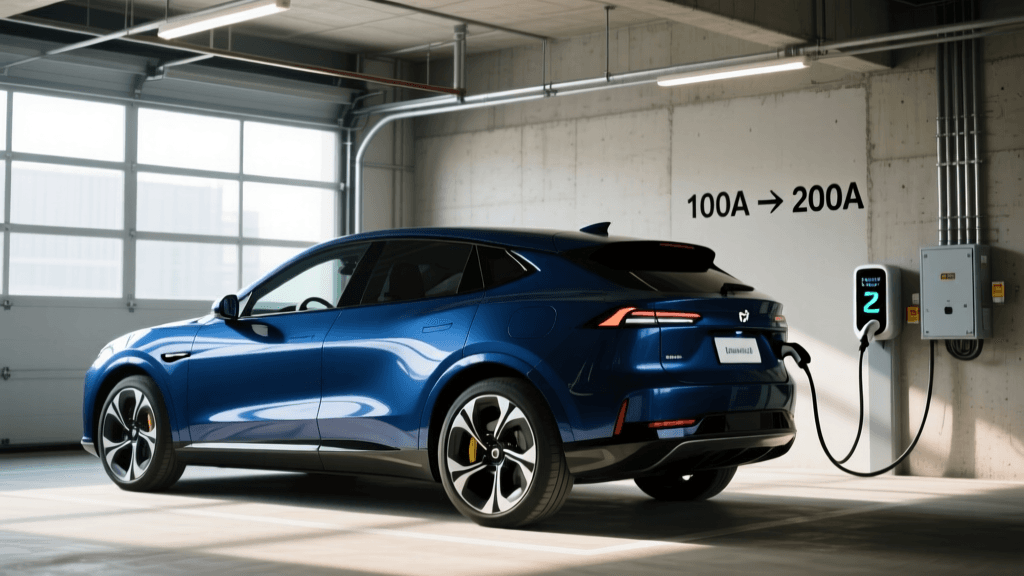 100A to 200A Electrical Panel Upgrade for EV Chargers: Data