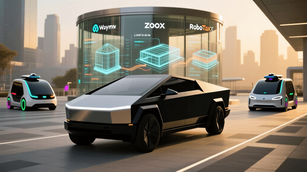 Waymo vs Zoox vs Tesla: Robotaxi Tech Strategies 2026