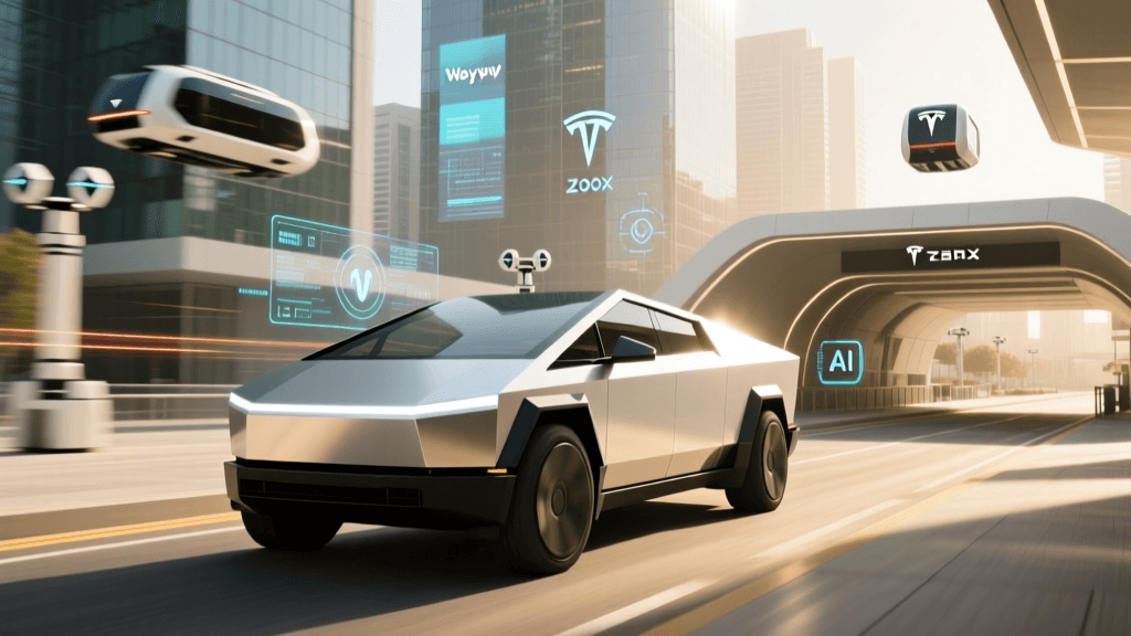 Waymo vs Zoox vs Tesla Robotaxi: Autonomous Tech Compared