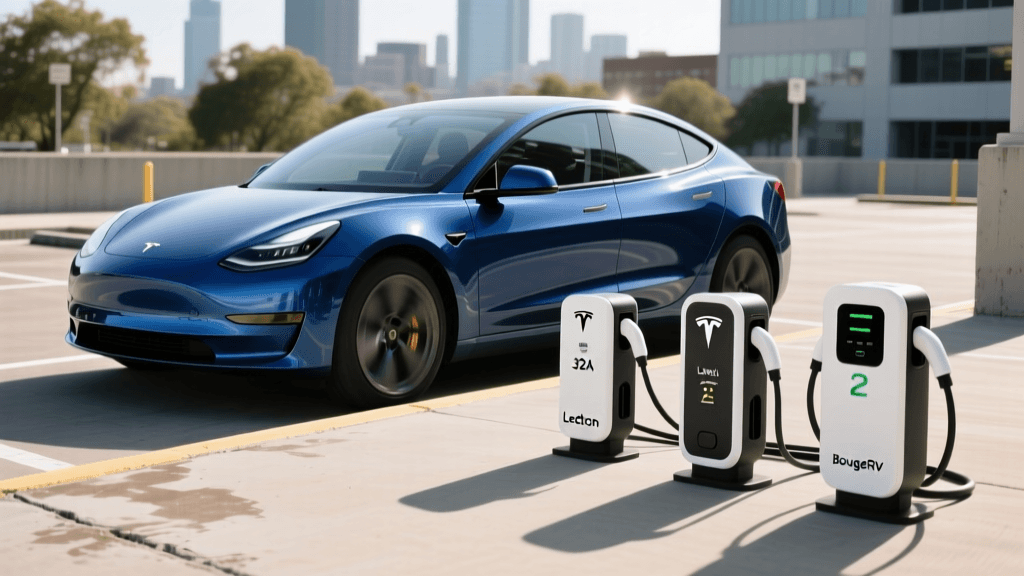 Lectron vs Tesla vs BougeRV: Portable Chargers Under $300