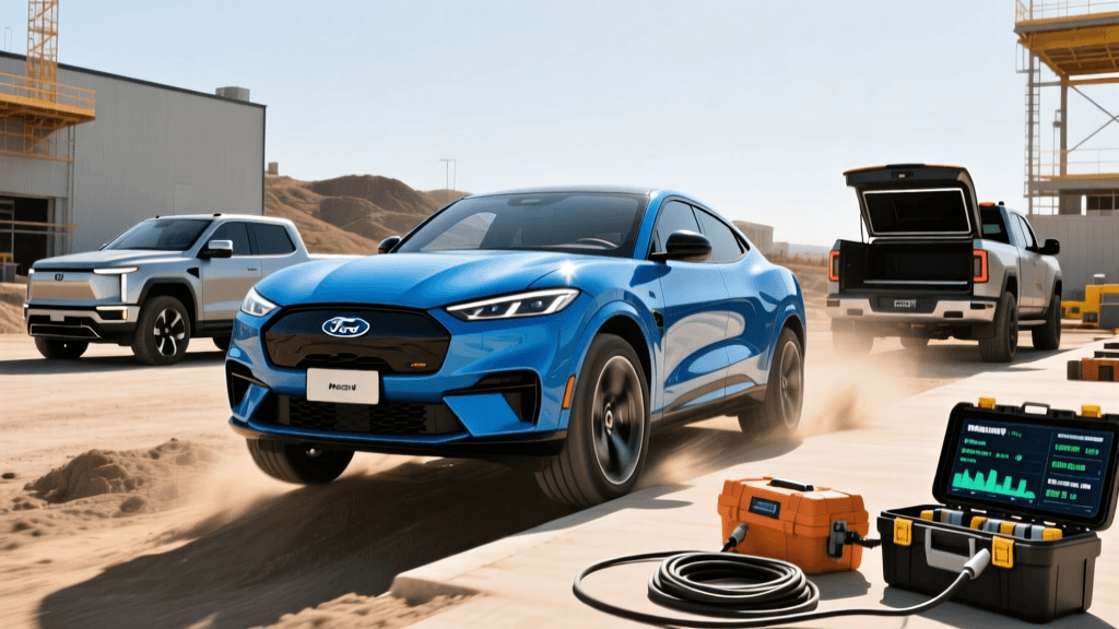 Ford F-150 Lightning vs Rivian R1T: Work Truck Data